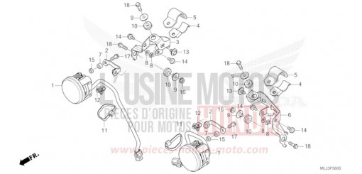 PHARE ANTIBROUILLARD GL1800DAP de 2023